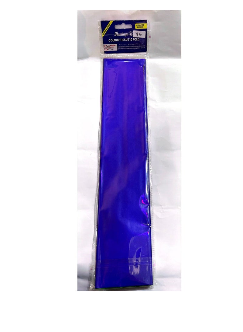 Flamingo Craft Tissue Paper, 10 Colours, 10 Sheets - Image 3