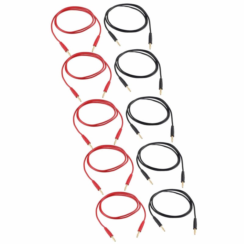 Gold Plated Banana Plug Test Set Male to Male 4mm 15A Multimeter Accessories - Image 4