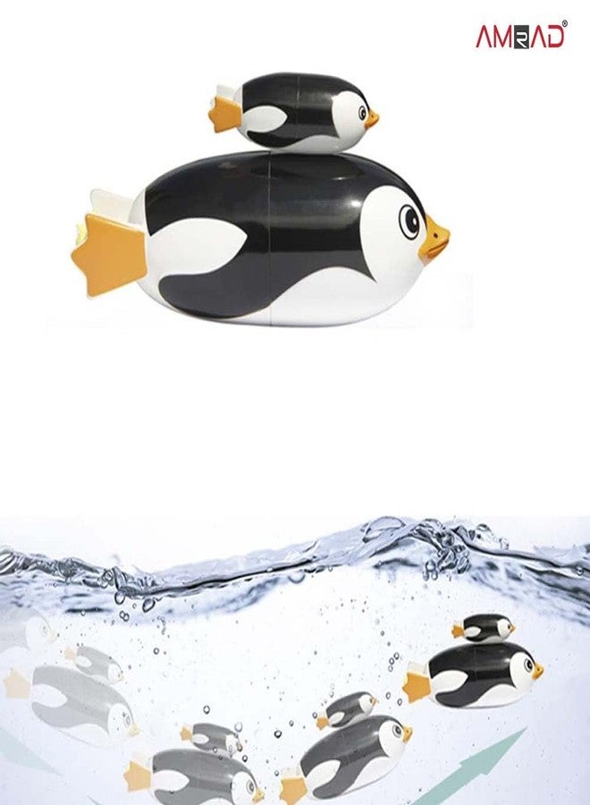 AMRAD® Pengo Penguin Themed Baby Toy Works as a Swimming Toy - Image 2