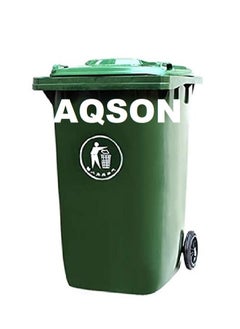 AQSON outdoor waste separation bucket Large capacity personal garbage storage bin 240ltr  - Image 1