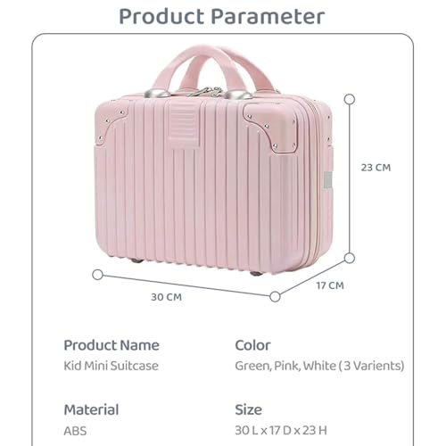 StarAndDaisy Multifunctional Mini Suitcase or Storage Box for Newborn Baby, & Mother, Kids Travel Bag for Boys and Girls with Security Lock (Grey) - Image 5