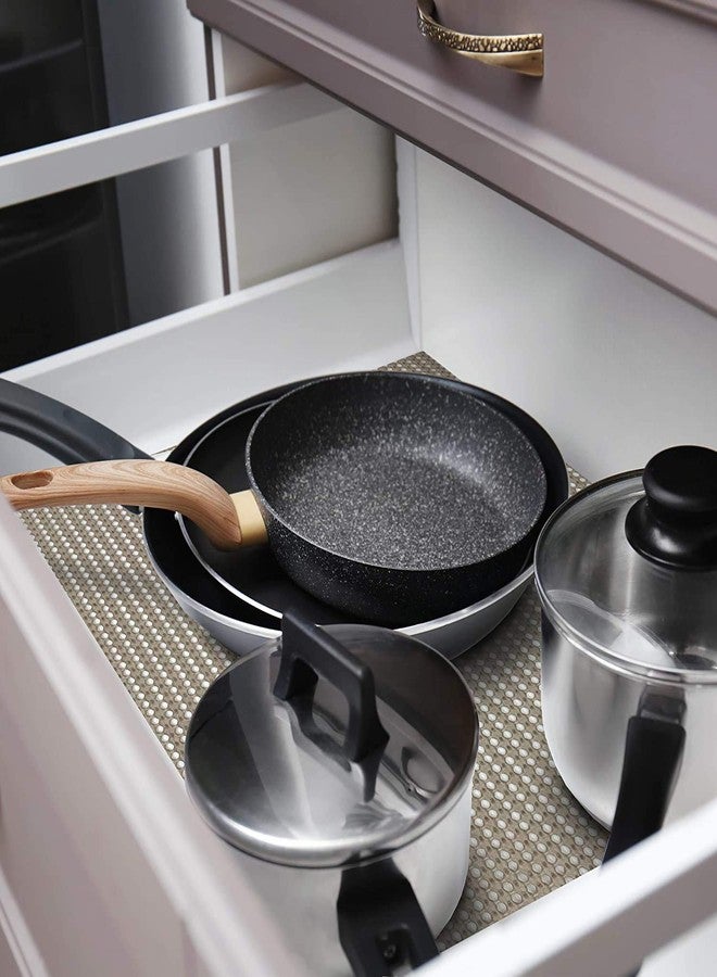 ستار ورك بطانات أرفف ستار وورك - بطانات أدراج غير لاصقة وقابلة للقص من مادة PVC للمطبخ والخزائن والأدراج والأرفف والتخزين والحقائب والثلاجات والمكاتب (30 × 500 سم) - Image 4