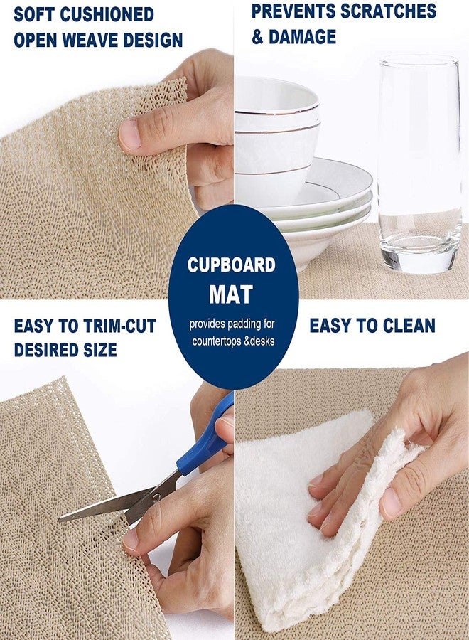 ستار ورك بطانات أرفف ستار وورك - بطانات أدراج غير لاصقة وقابلة للقص من مادة PVC للمطبخ والخزائن والأدراج والأرفف والتخزين والحقائب والثلاجات والمكاتب (30 × 500 سم) - Image 2