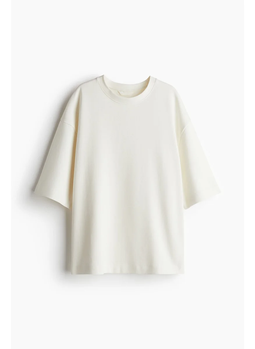 H&M Boxy Interlock T-Shirt