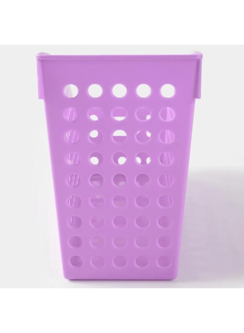 Versatile general-purpose baskets for storing and organizing various files and documents; 22 x 8 x 15.5 cm, purple. - Image 2