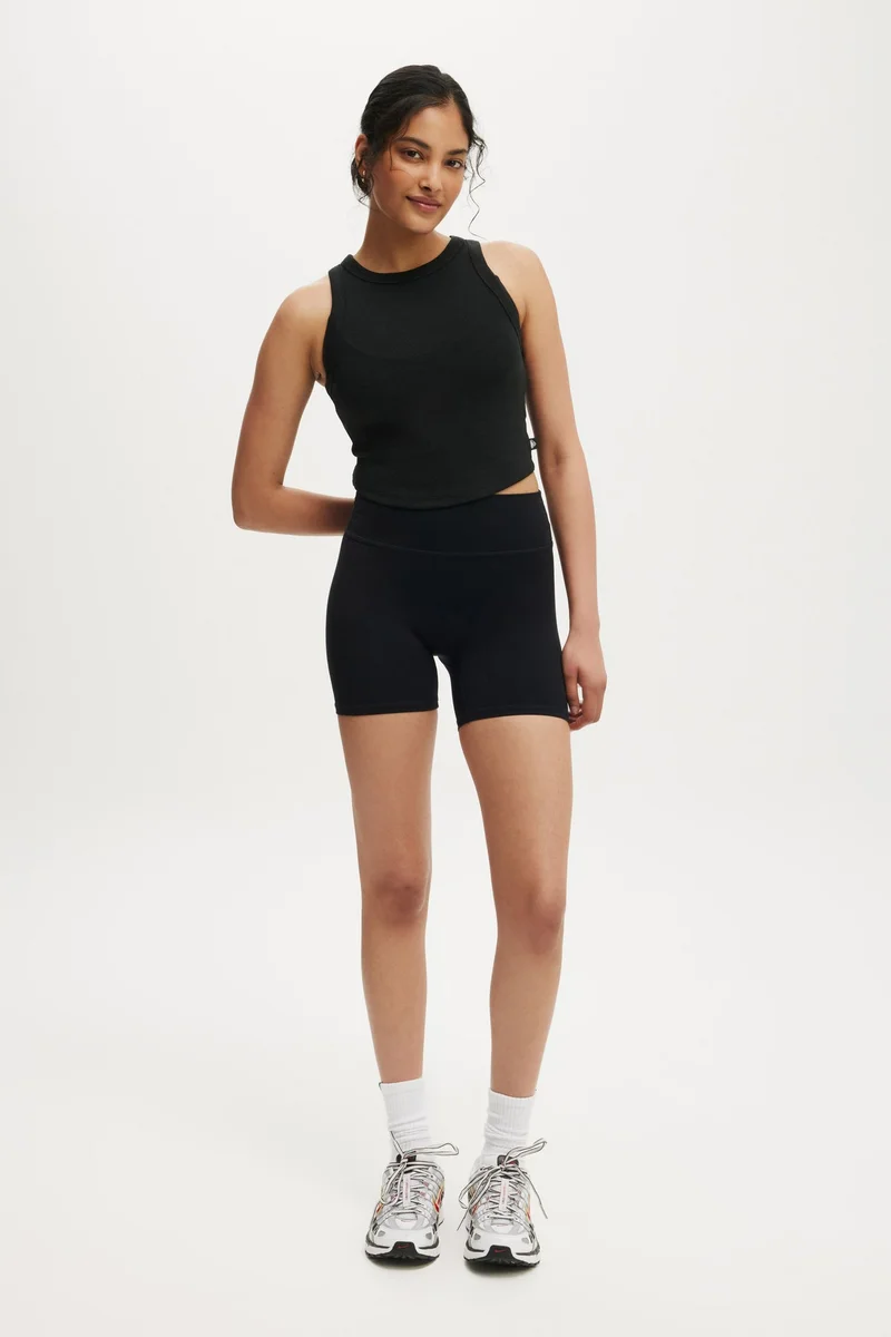 Cotton On  ACTIVE RIB CURVED HEM TANK TOP for Women | Best Price UAE