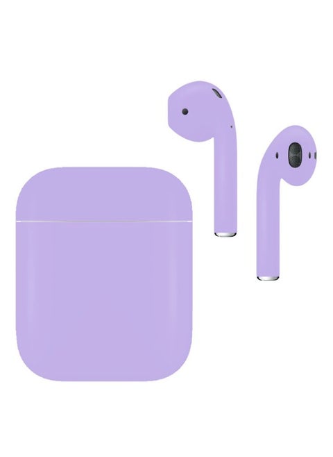 Customized Apple Airpods 2nd Generation Automotive Grade Scratch Resistant Paint Lavender Matte