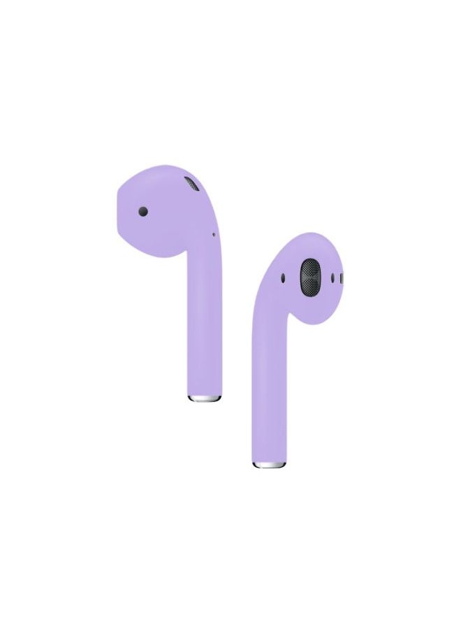 CAVIAR - Customized Apple Airpods 2nd Generation Automotive Grade Scratch Resistant Paint Lavender Matte - Image 1