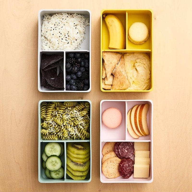 3 Sprouts Silicone Bento Lunch Box - Leakproof Lunch Box For Kids - Llama - Image 4