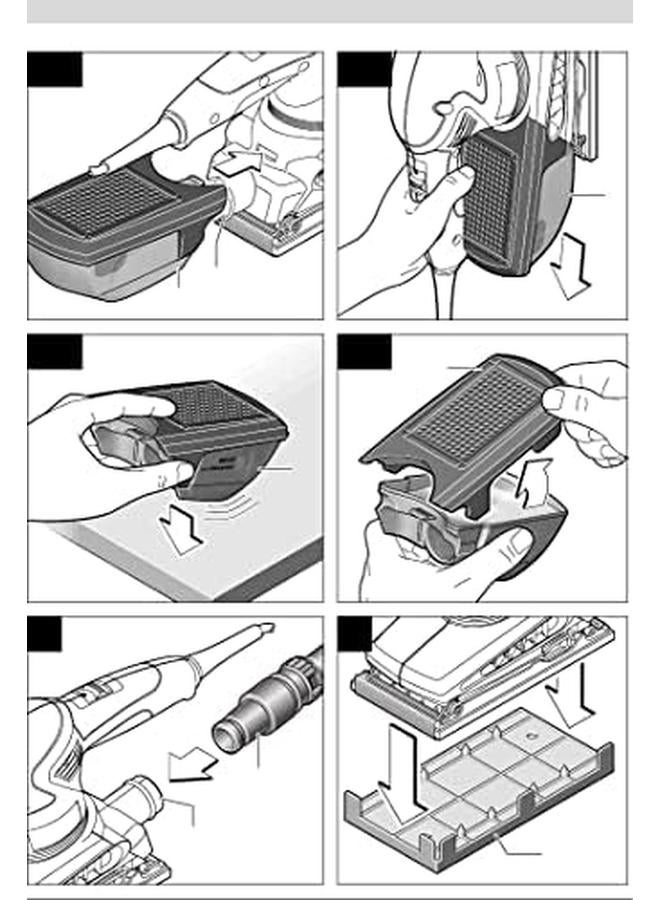 بوش ماكينة صنفرة تعمل بسلك كهربائي Pss 200 Ac - Image 4