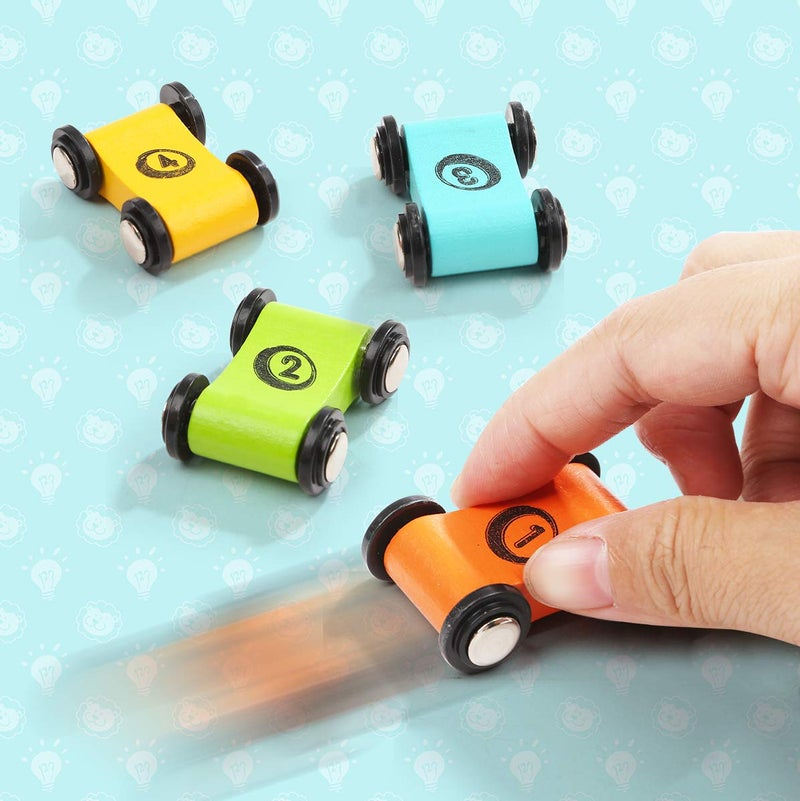 TOP BRIGHT Car Ramp Replacement Toy with 12 Small Cars - Image 4