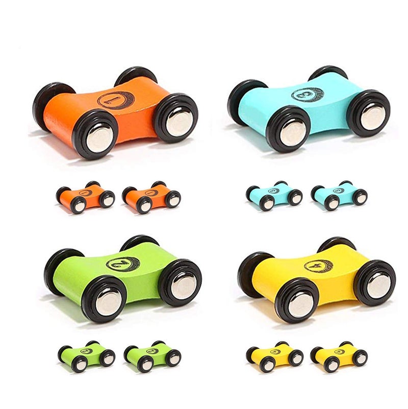 TOP BRIGHT Car Ramp Replacement Toy with 12 Small Cars - Image 1