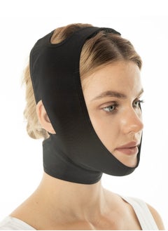 XiuWoo Post Surgery Neck and Chin Compression Wrap Bandage, Face Slimmer, Jowl Tightening, Neck Coverage, Chin Lifting Strap for Women  - Image 1
