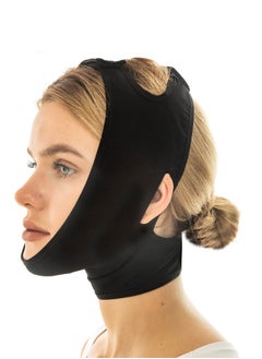 XiuWoo Post Surgery Neck and Chin Compression Wrap Bandage, Face Slimmer, Jowl Tightening, Neck Coverage, Chin Lifting Strap for Women  - Image 2