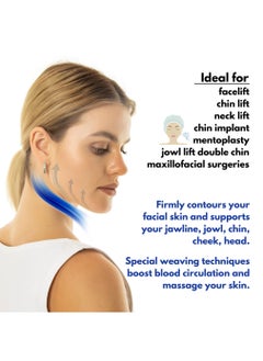 XiuWoo Post Surgery Neck and Chin Compression Wrap Bandage, Face Slimmer, Jowl Tightening, Neck Coverage, Chin Lifting Strap for Women  - Image 5