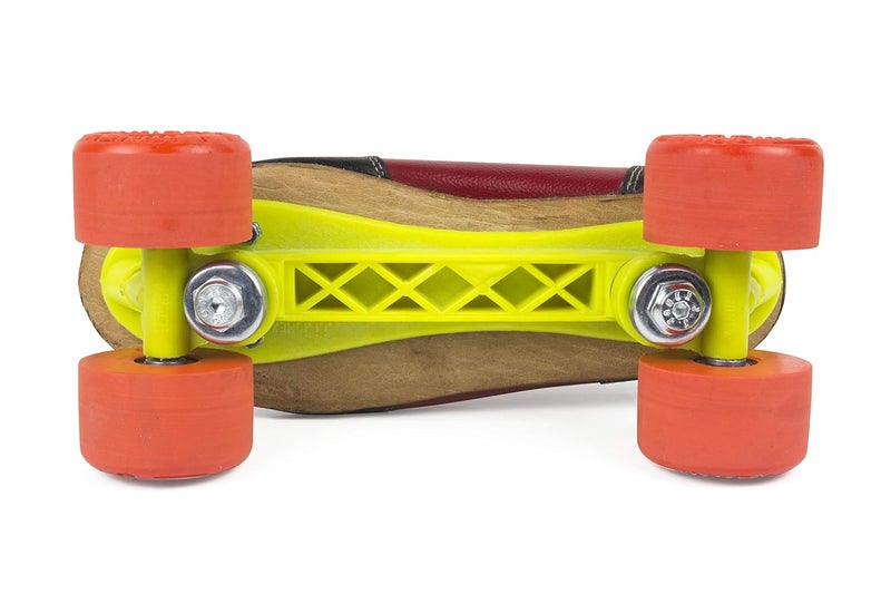 Jonex JJ Unisex_Youth Fix Body Quad Shoe Skates Rollo Rubber Artistic_Skate_Wheel For Senior With Free Bag Size 10 (28 Cm) (MYC), Black - Image 4