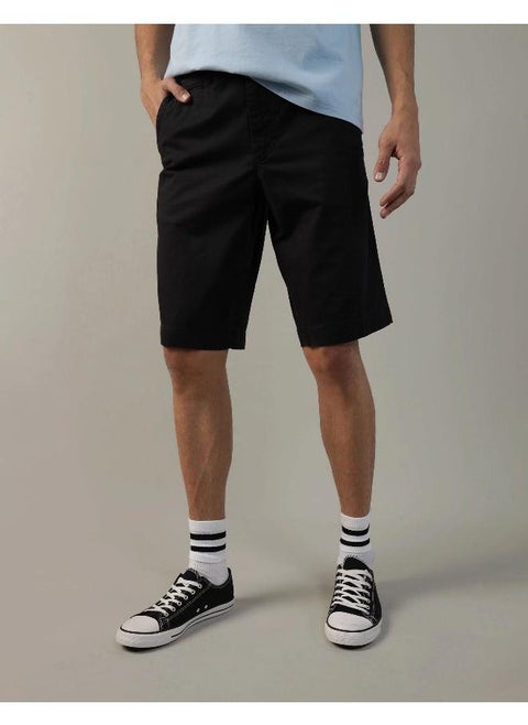 AE Flex 12" Longer Length Khaki Short