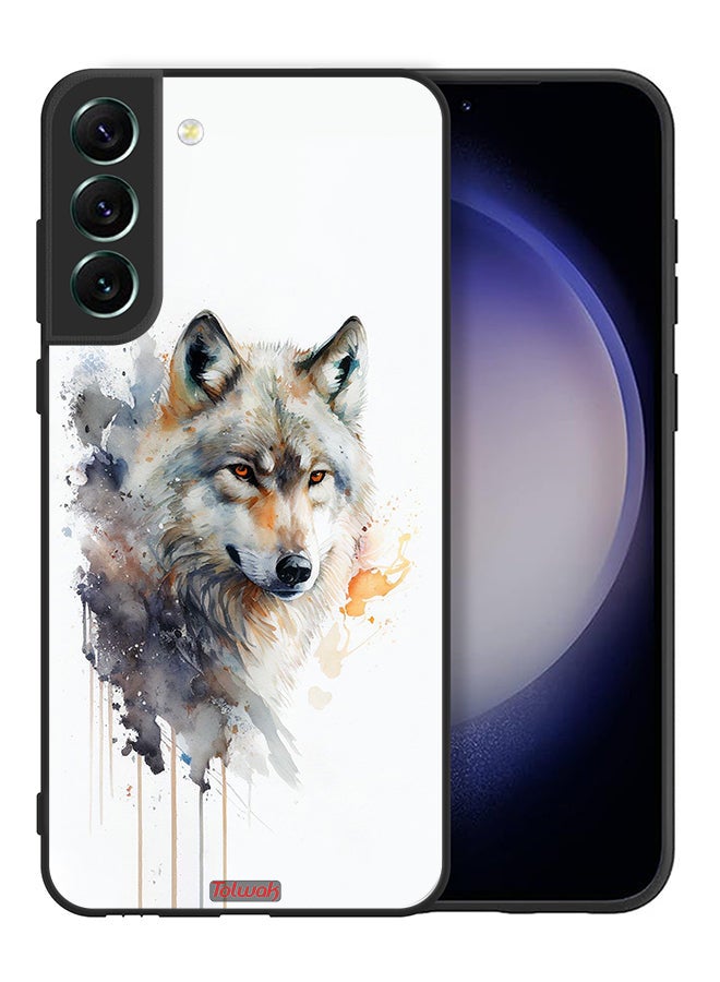 Tolwak Samsung Galaxy S21 Plus 5G Protective Case Cover Wolf Abstract Art - Image 2