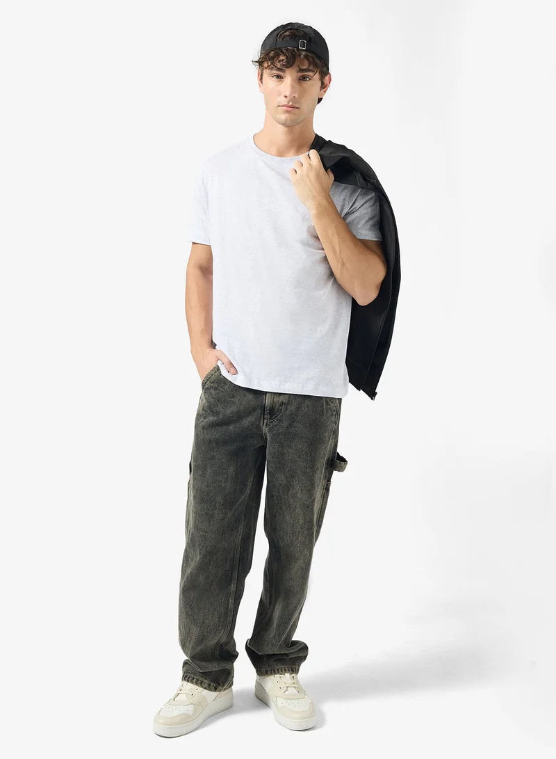Seventy Five Basics  Pack of 2 Round Neck T-Shirt for Men | Best Price UAE