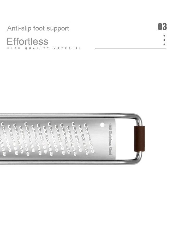 chefmade - 304 Stainless Steel Multi-Functional Cheese Grater and Slicer - Image 1
