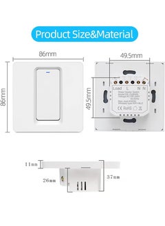 40A Smart WiFi/Bluetooth Switch, Heavy Duty WiFi Pump Controller for Pool Pump, Water Heater, Air Conditioner, Compatible with Alexa and Google Home, Neutral Wire Required - pzsku/Z6DAB560A0E454A126D15Z/45/_/1734533827/e4f91b98-c145-400b-9baa-22fd9b178c26