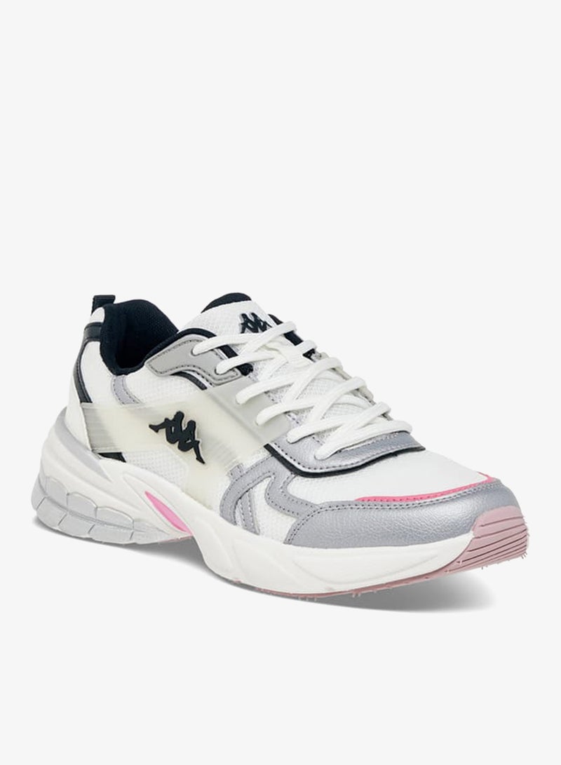 Kappa Women's Panelled Lace-Up Sports Shoes with Pull Tabs - Image 2