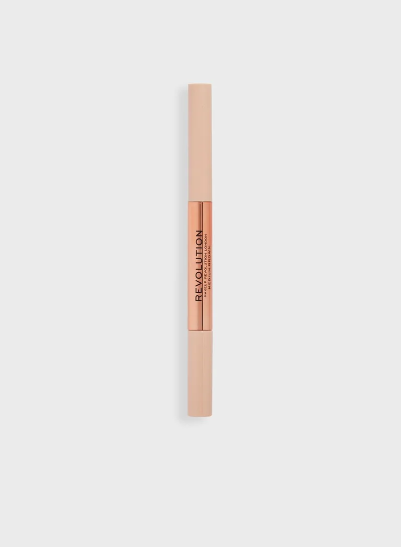 REVOLUTION Fluffy Brow Filter Duo Medium Brown