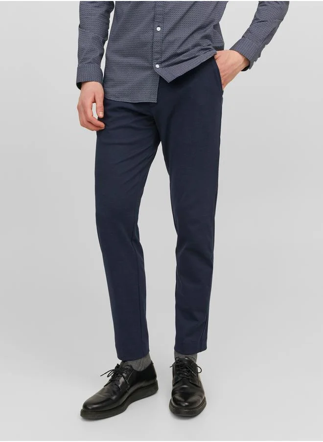 JACK & JONES Slim Fit Chino Pants with 5-Pocket Construct