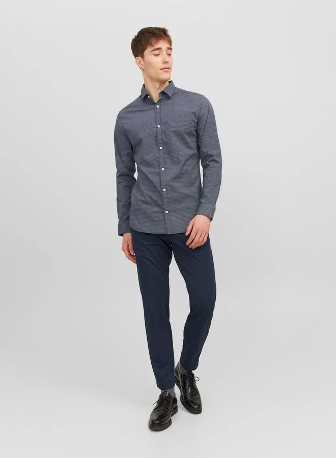 JACK & JONES Slim Fit Chino Pants with 5-Pocket Construct