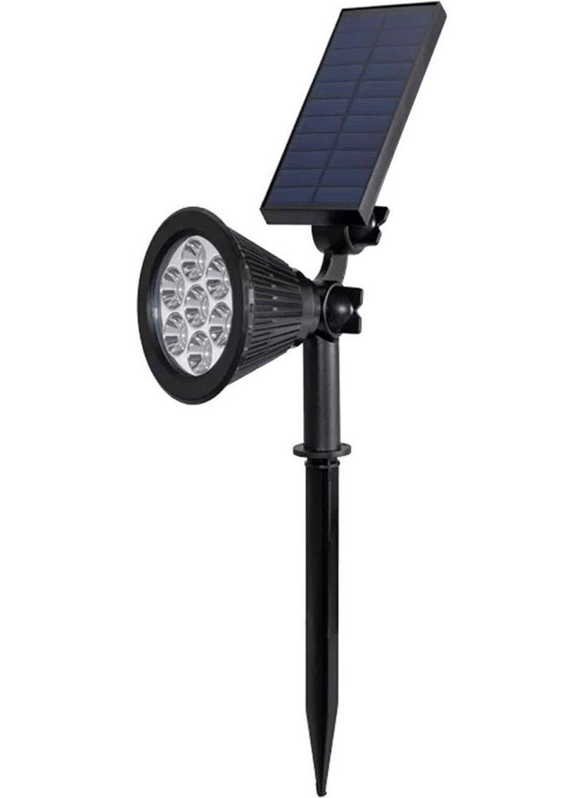 Alles 7W 3200K Daylight LED Solar Garden Lawn Fixture with Stakes Noas YL74-0702-S 