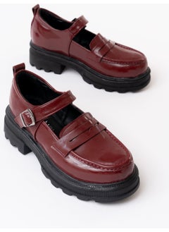 745-771 Claret Red Patent Leather Women's Daily High-Sole Loafer Shoes - pzsku/Z6DABA2BA4CA22DFF4DADZ/45/_/1730571663/581aefab-2e21-4663-b49b-93041b332efd