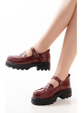 745-771 Claret Red Patent Leather Women's Daily High-Sole Loafer Shoes - pzsku/Z6DABA2BA4CA22DFF4DADZ/45/_/1730571681/0651e0a5-7f65-4b51-942d-e0695ff5fce9