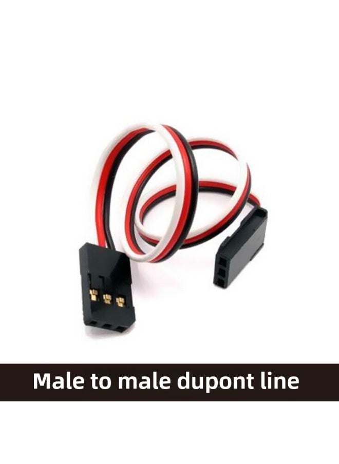 FPV RC Four-axis Six-axis Male-to-male Servo Extension Line Flight Control Connection Line 10CM 15CM 20CM-Color:15cm Flight Control Line  - Image 1