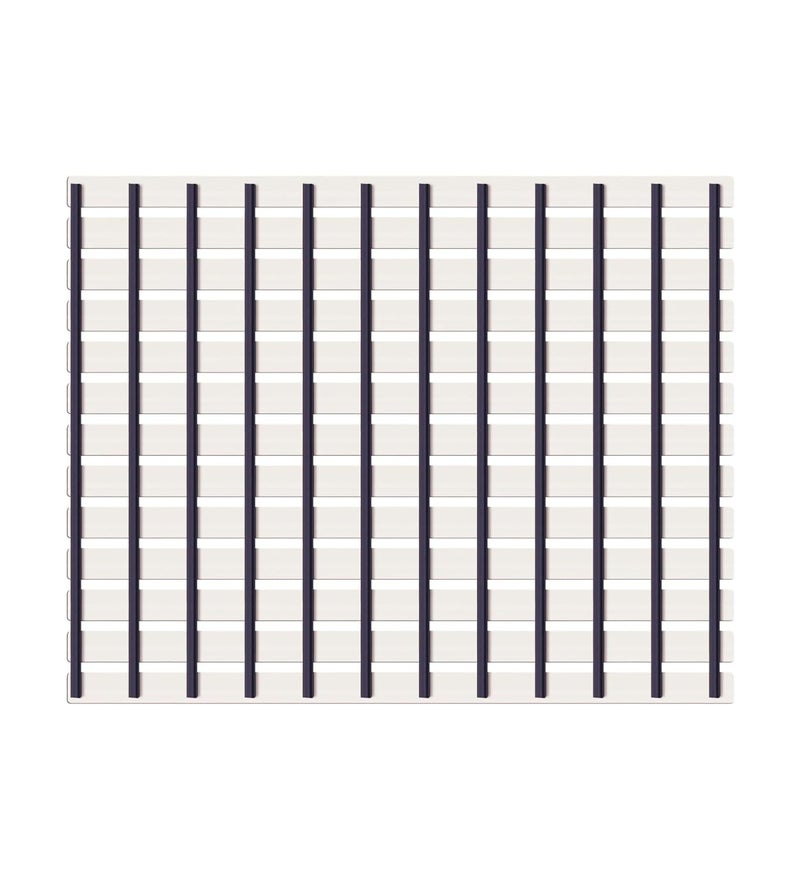 Obsessions Non-Slip White PVC Shower Mat for Bathrooms, 47x61 cm Safety & Style - Image 3