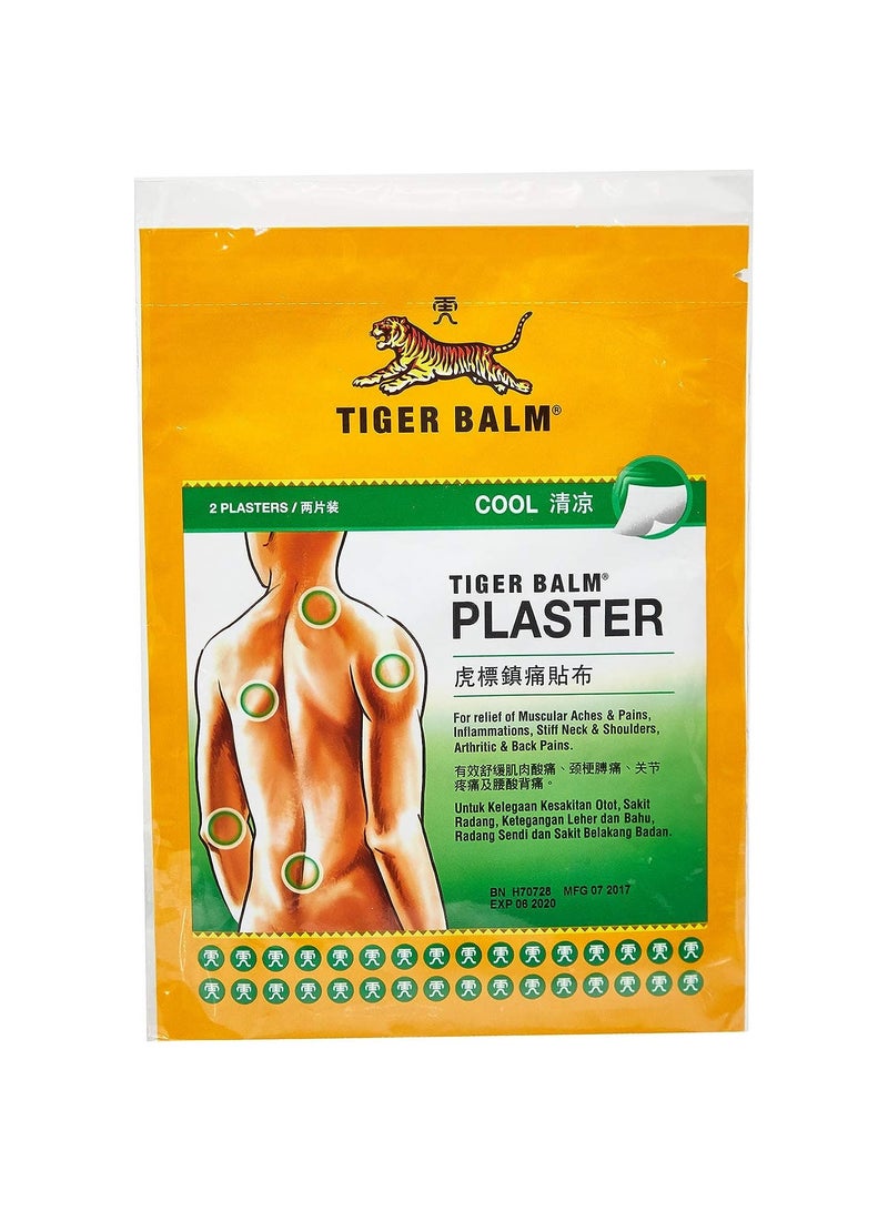 Tiger Balm Cool Plaster Large - 2 Plasters (1 Pack) - Image 1