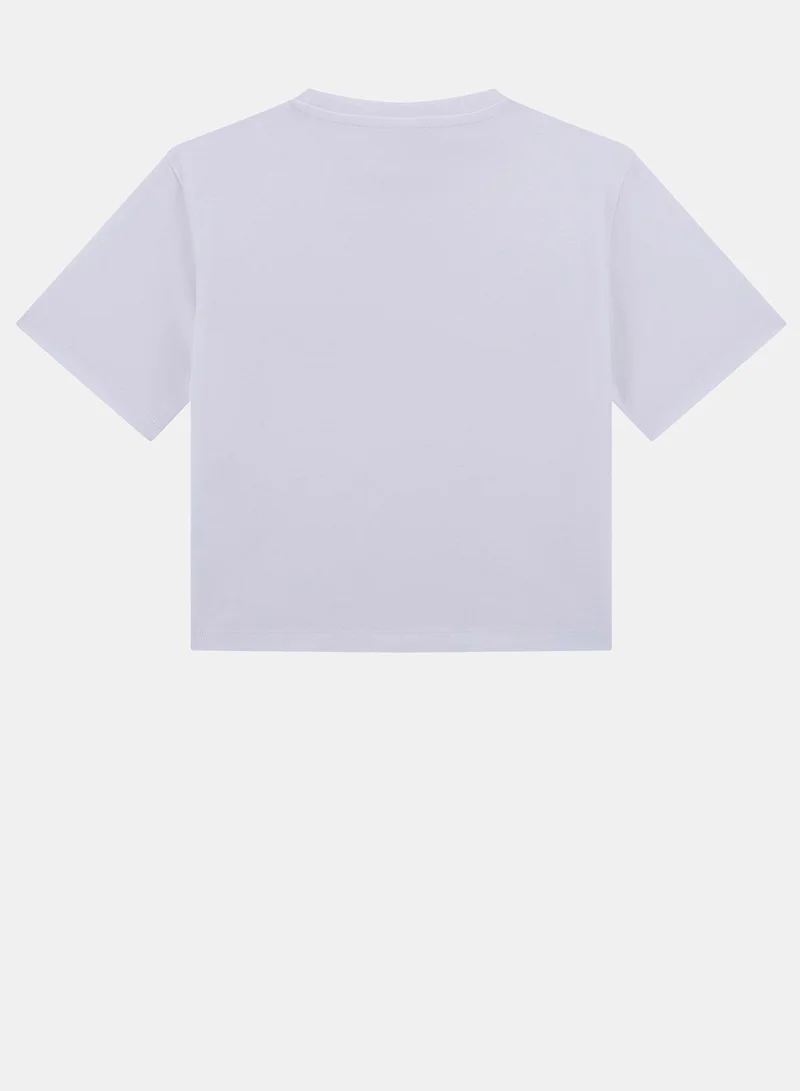 GUESS Kids Graphic Crew Neck T-Shirt