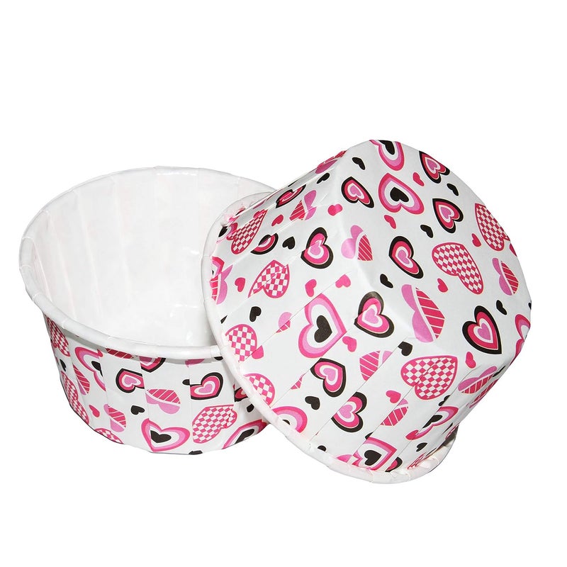 JADES Paper Baking Cups Set of 50 PCS Hearts - Image 1