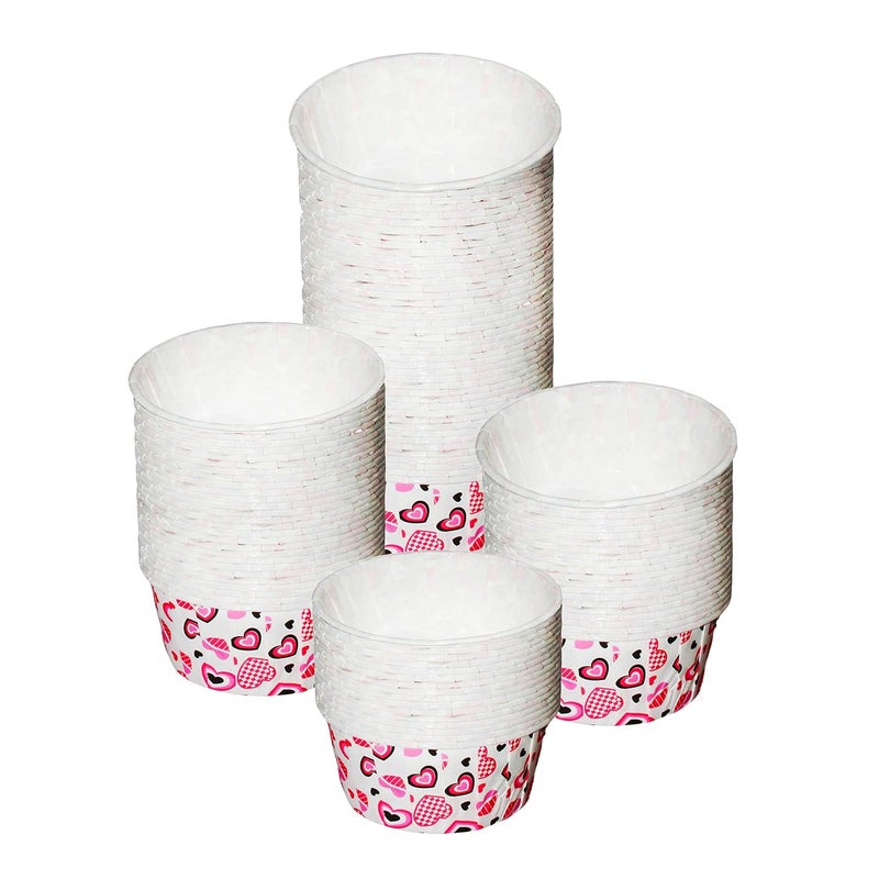 JADES Paper Baking Cups Set of 50 PCS Hearts - Image 2