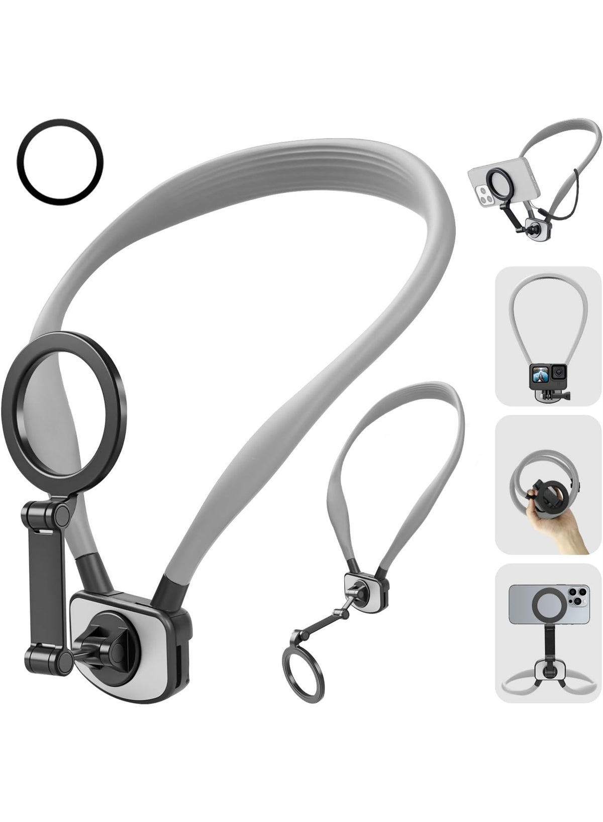 yelajoy Yelajoy Magnetic Neck Mount Neck Holder For Action Camera Phone Z6DAC0931D24EFFEF5FADZ