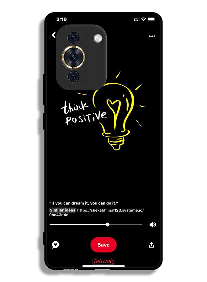 Tolwak Huawei nova 10 Protective Case Cover Think Positive - Image 2