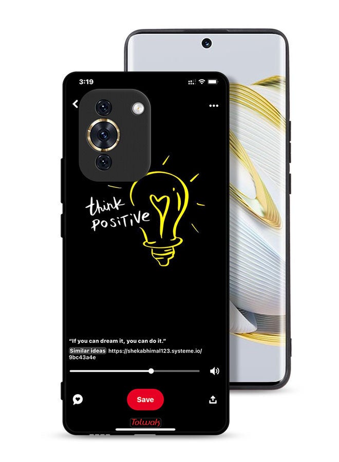 Tolwak Huawei nova 10 Protective Case Cover Think Positive - Image 1