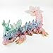 PowerTRC Mini Articulated 3D Printed Dragon Cute Baby Blossom Dragon Poseable Fidget Toy for Teens Adults 55 Inches Made in USA - Image 2