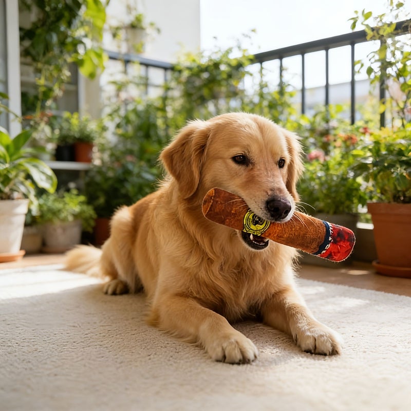 1pc Squeaky Dog Teething Toy for Interactive Play Small to Medium Dogs - Image 3