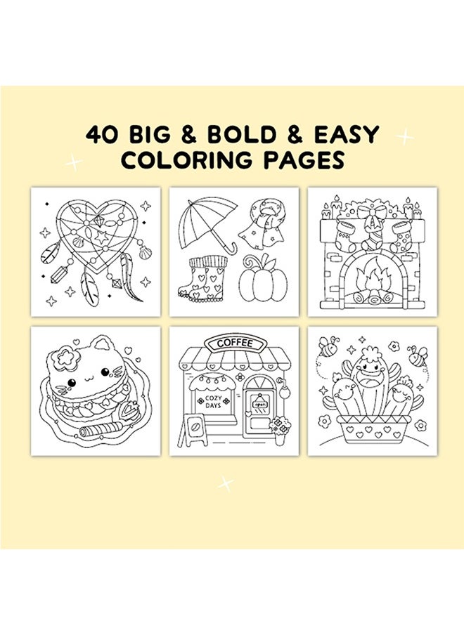 Lemon 40 Pages Children's Doodle Book, for Coloring and Drawing,  Wall Stickable, Thick Paper for Art Fill-In, Perfect for School, Students, Stationery, and Learning Supplies  - Image 3