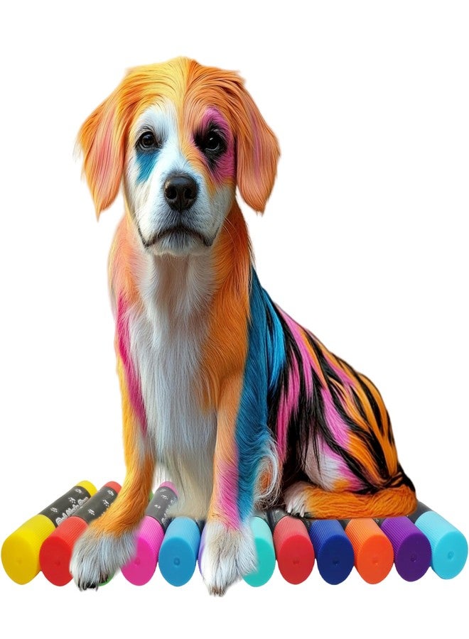 KR. LIF Temporary Dog Hair Dye Pens - Washable Pet Coloring for Dogs - Vibrant Dog Hair Dye Temporary that Washes Out in 1 Wash - Fun Critter Color Options - Image 2