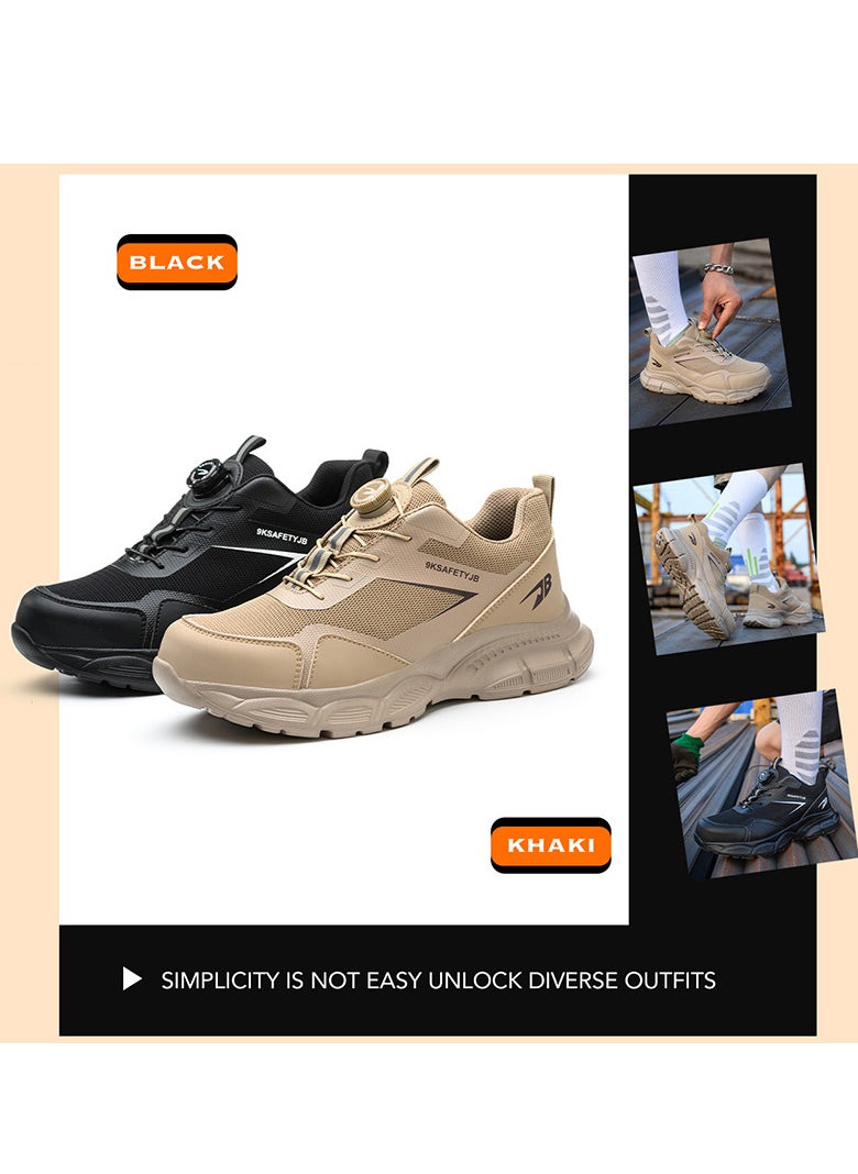 Verci - Mens Work Safety Shoes Lightweight Indestructible Steel Toe Cap Sneakers (40 EUR) - Image 1
