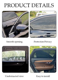 4PCS Car Side Window Sun Shades,Strong-Light Blocking&UV Protection Privacy Shades,Keep out mosquitoes,Universal Essential Interior Accessories for Baby,Car Camping and Napping Curtains ,Universal for - pzsku/Z6DAC8073CFC169B40719Z/45/_/1716343582/0928df15-446b-467f-928d-73e376f8b3f2