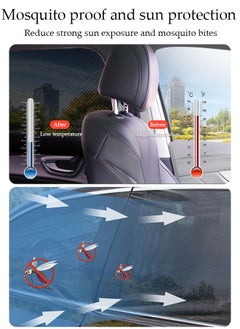 4PCS Car Side Window Sun Shades,Strong-Light Blocking&UV Protection Privacy Shades,Keep out mosquitoes,Universal Essential Interior Accessories for Baby,Car Camping and Napping Curtains ,Universal for - pzsku/Z6DAC8073CFC169B40719Z/45/_/1716343584/6cb05f54-b39d-449f-9aa9-bc613039db20