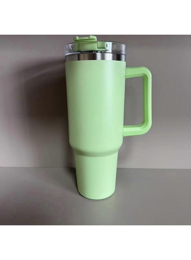 STANLEY 40 oz Pale Lime Green Stainless Steel Tumbler(1.18 L.) - Image 4