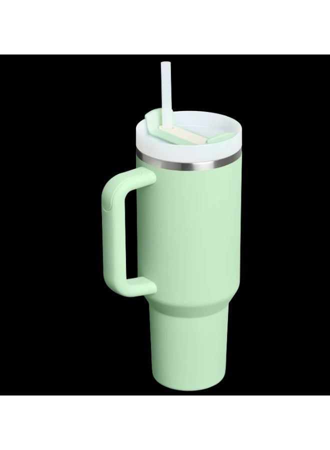 STANLEY 40 oz Pale Lime Green Stainless Steel Tumbler(1.18 L.) - Image 5